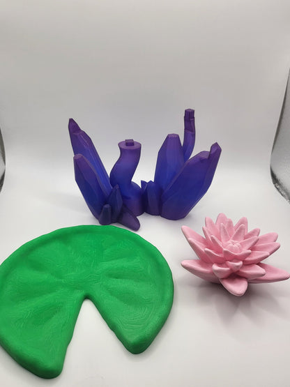 Crystal Lily Pad 3D Print