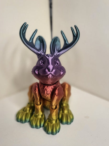 Flexible Jackalope 3D Print