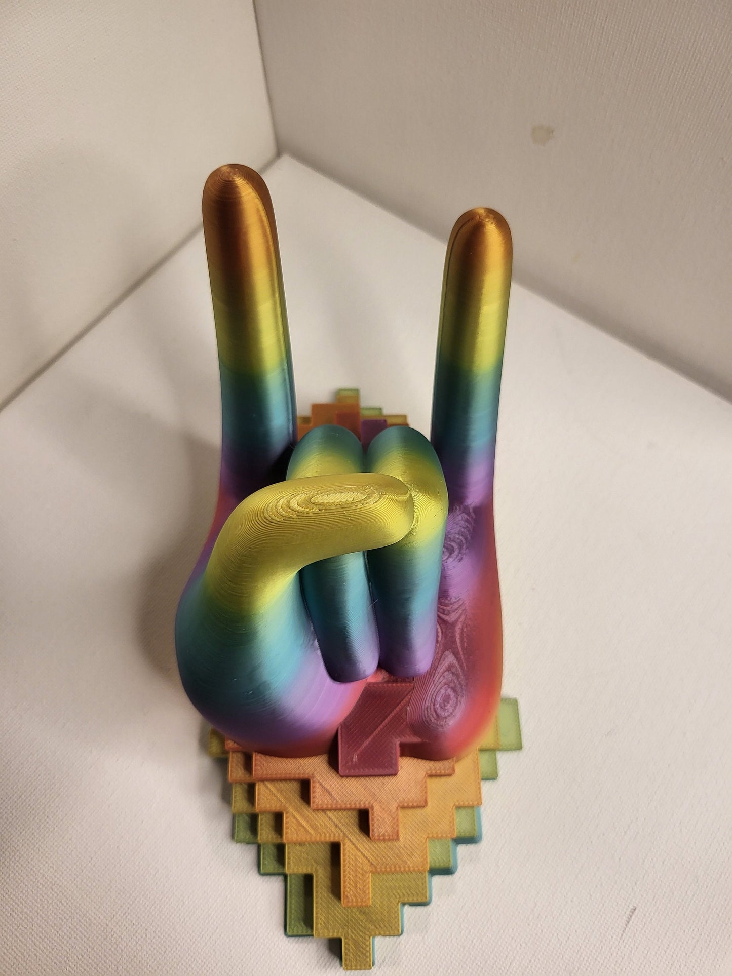 Rock Hand Controller Stand 3D Print