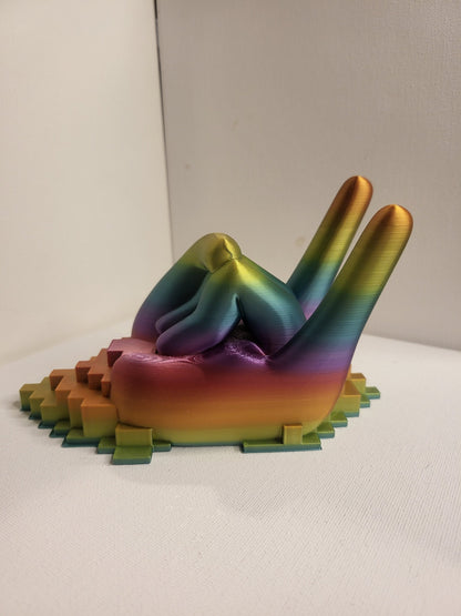 Rock Hand Controller Stand 3D Print