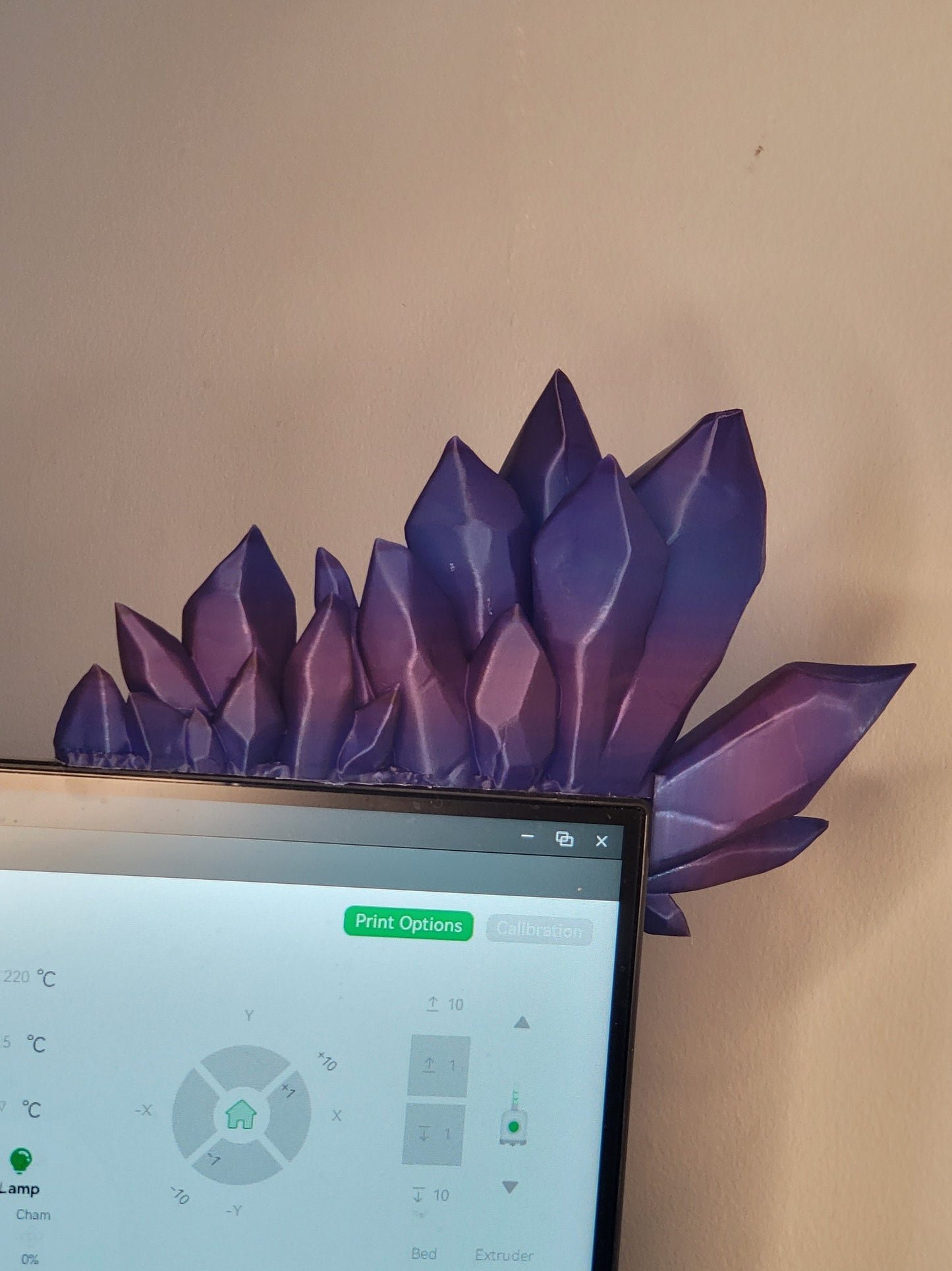 Crystal Corner Monitor Accent 3D Print