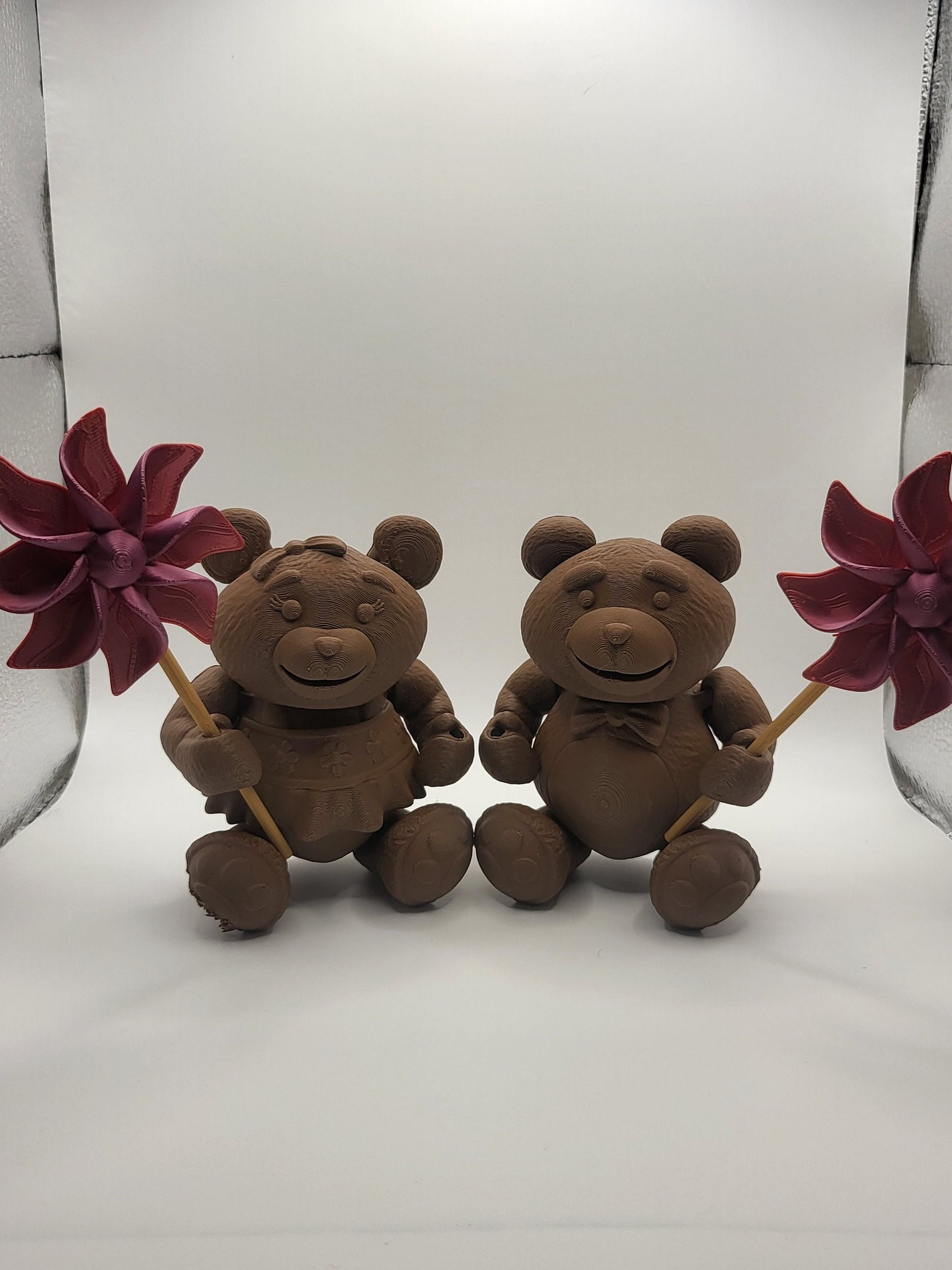 Teddy Bear with Pinwheel 3D Print