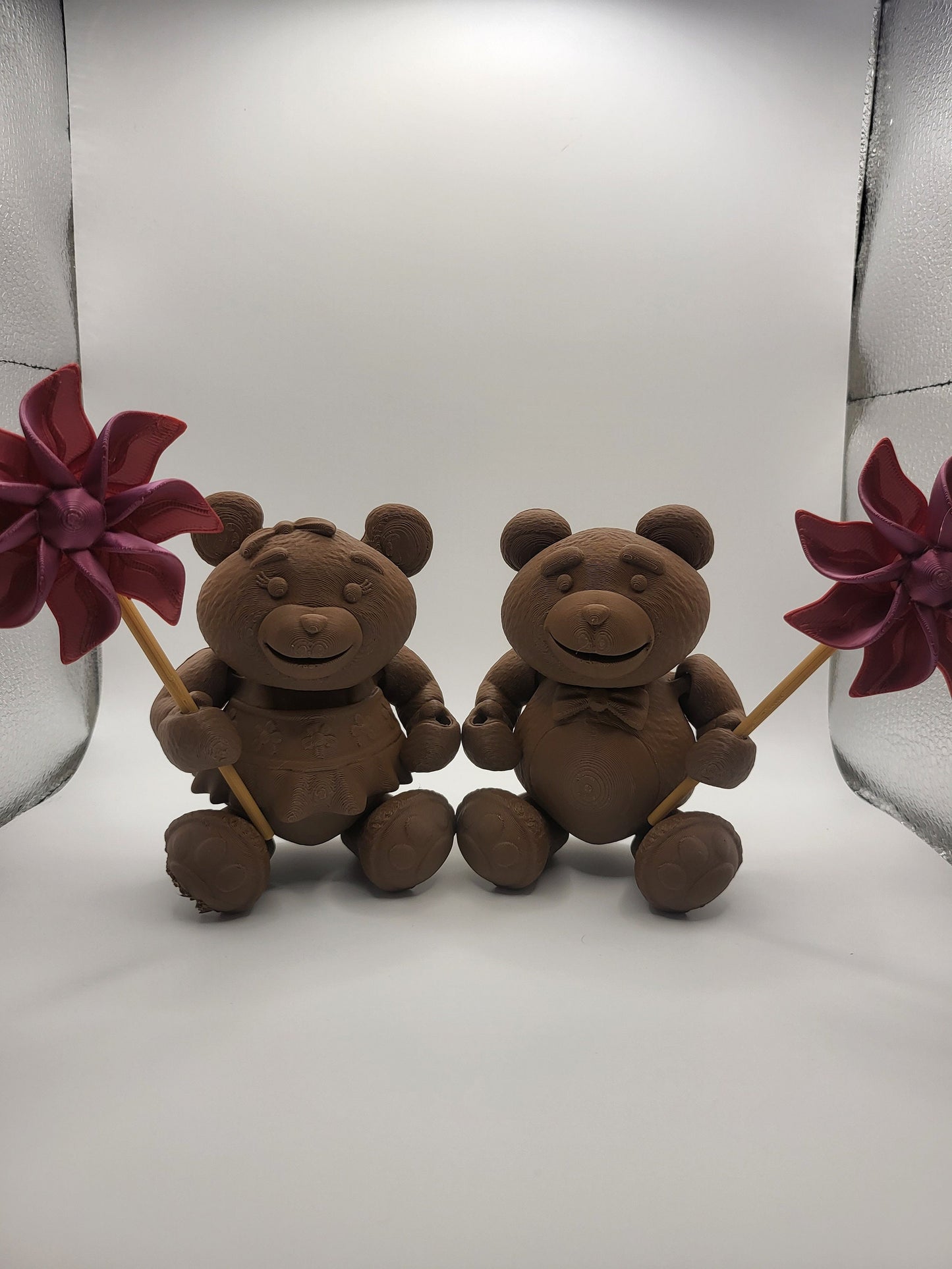 Teddy Bear with Pinwheel 3D Print