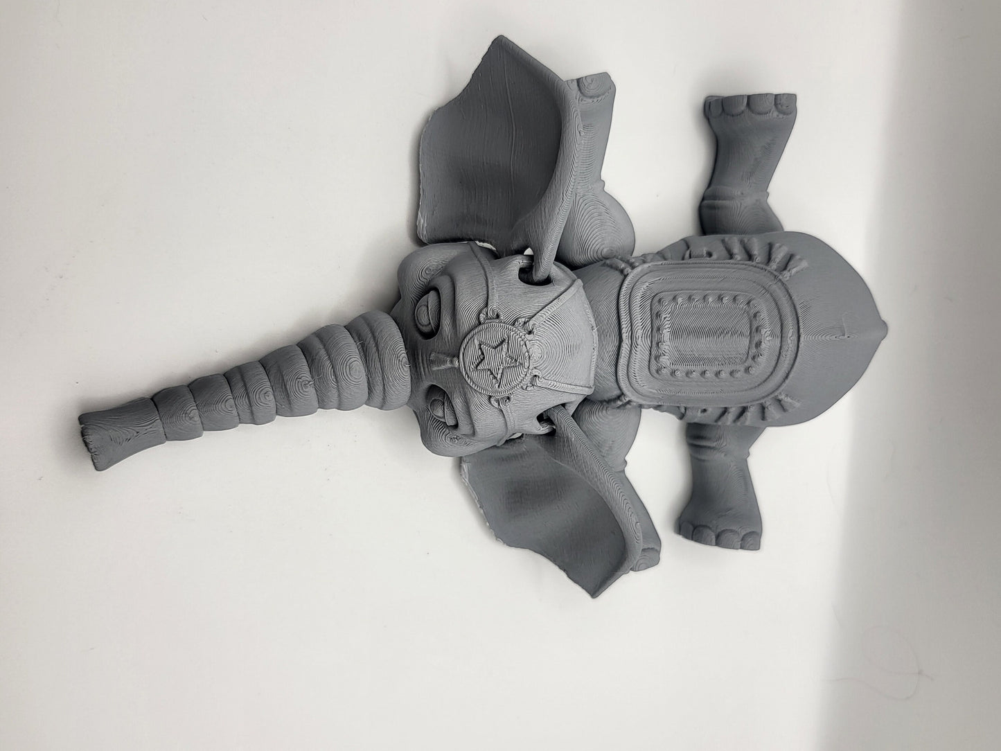 Circus Elephant (Optional Stand&Ball) 3D Print