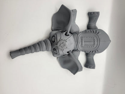 Circus Elephant (Optional Stand&Ball) 3D Print