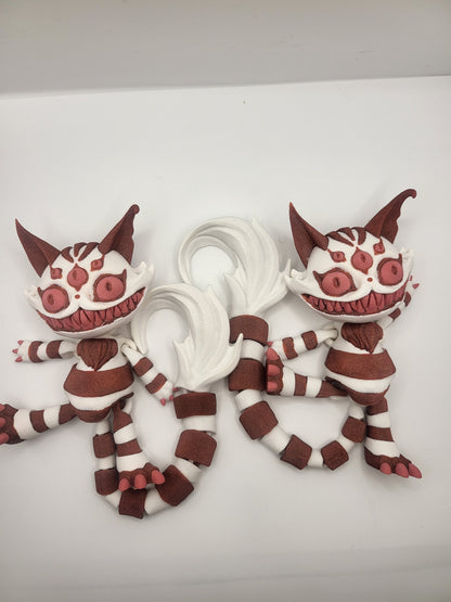 Three Eyed Scary Cat 3D Print