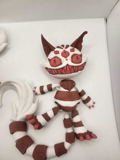 Three Eyed Scary Cat 3D Print