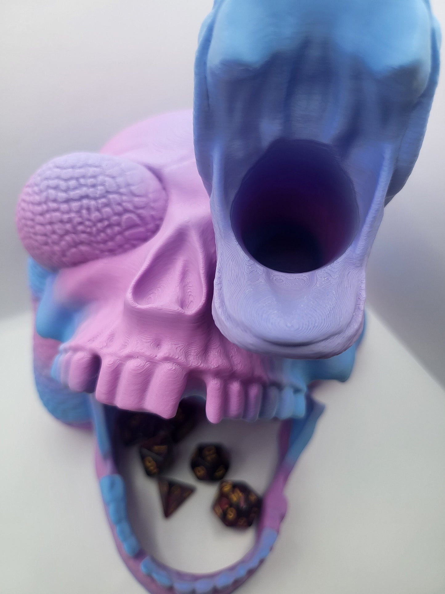 Skull and Snake Dice Tower 3D Print