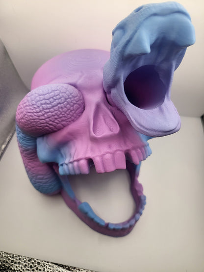 Skull and Snake Dice Tower 3D Print