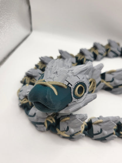 Cyborg Snake 3D Print