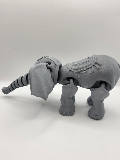 Circus Elephant (Optional Stand&Ball) 3D Print