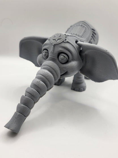Circus Elephant (Optional Stand&Ball) 3D Print