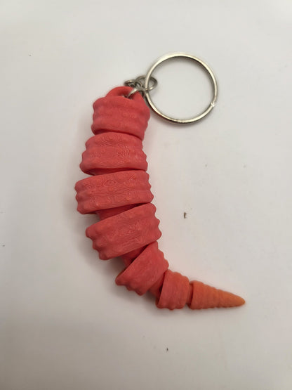 Leopard Gecko Tail Keychain 3D Print
