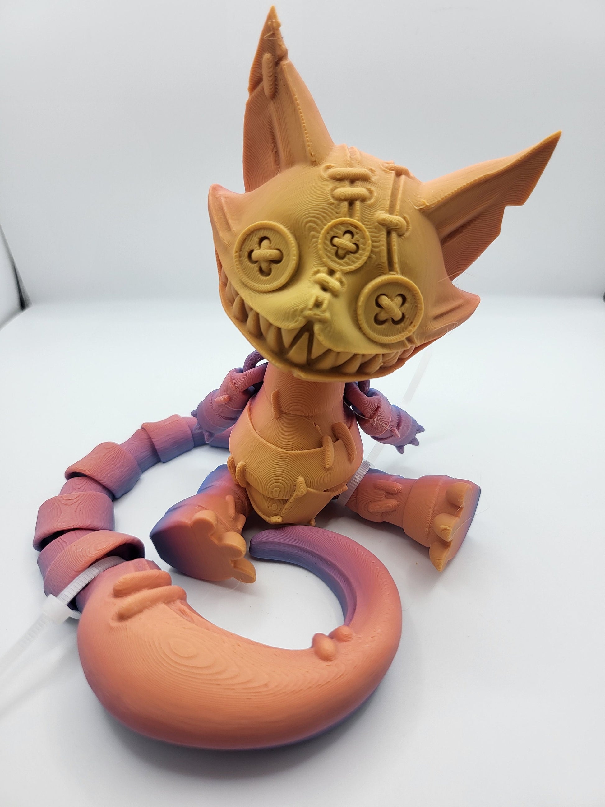Stuffed Scary Cat 3D Print