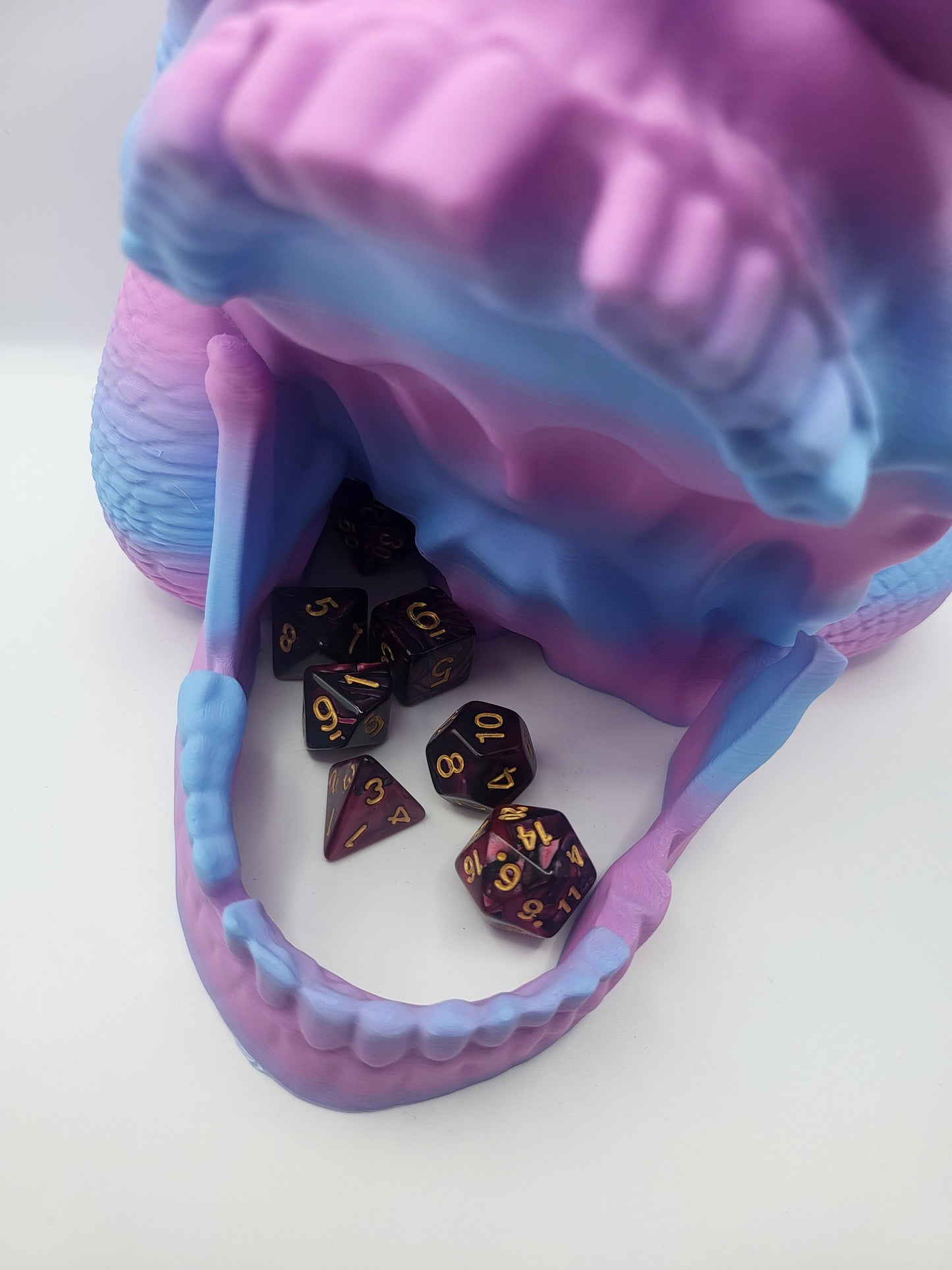 Skull and Snake Dice Tower 3D Print