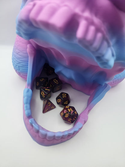 Skull and Snake Dice Tower 3D Print