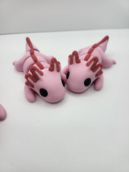 Baby Axolotl Articulated 3D Print