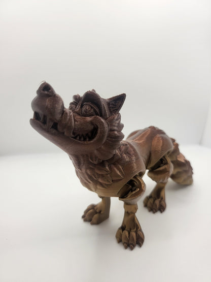 Wolf - Articulated - 3D Print