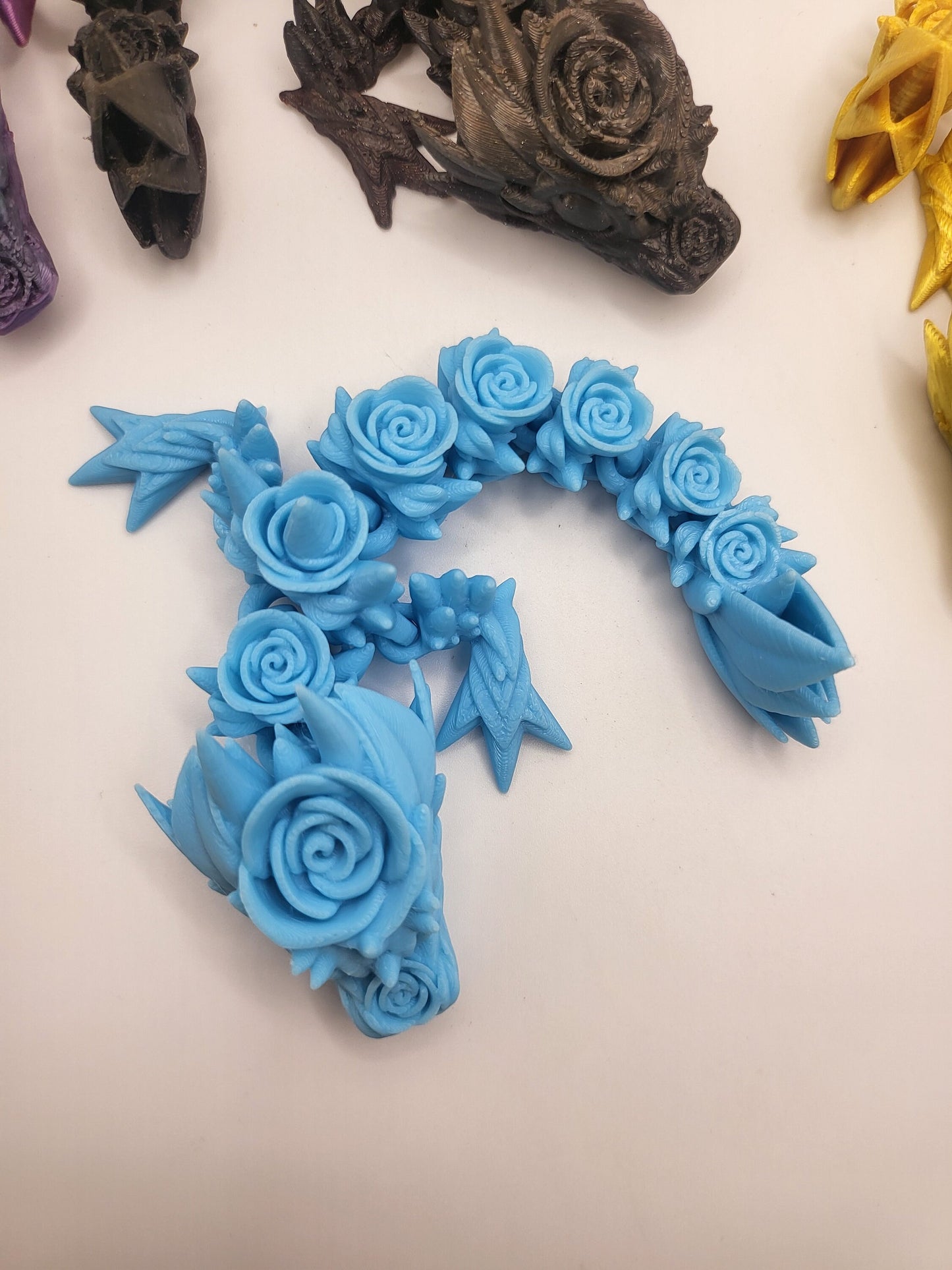 Rose Dragon Tadlings (Keychain Optional) 3D Print