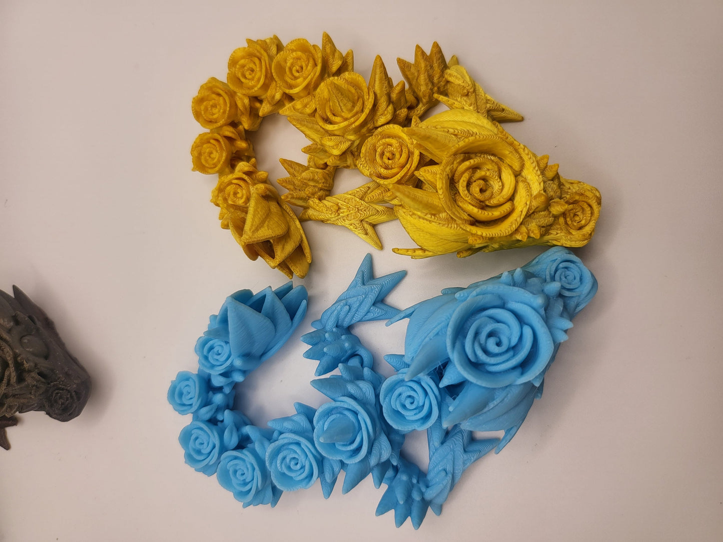 Rose Dragon Tadlings (Keychain Optional) 3D Print