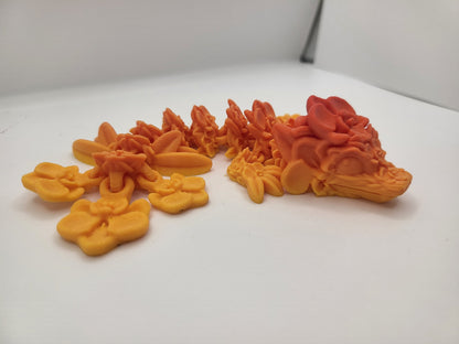 Orchid Dragon Tadlings (Keychain Optional) 3D Print