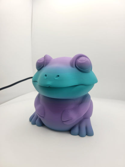 Cute Frog Phone/Phone Charger Holder/Apple Wireless Charger Dock 3D Print