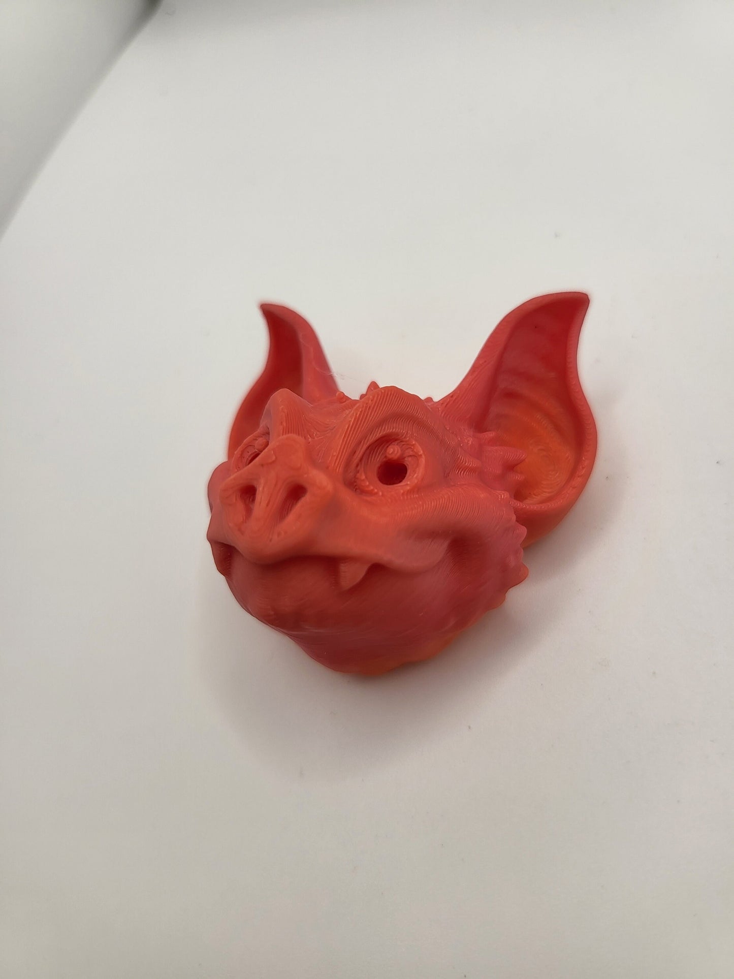 Bat keychain alternate angle showing full wing span