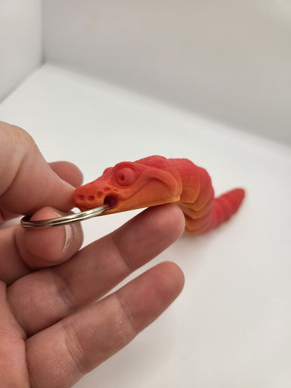 Ball Python Keychain 3D Print