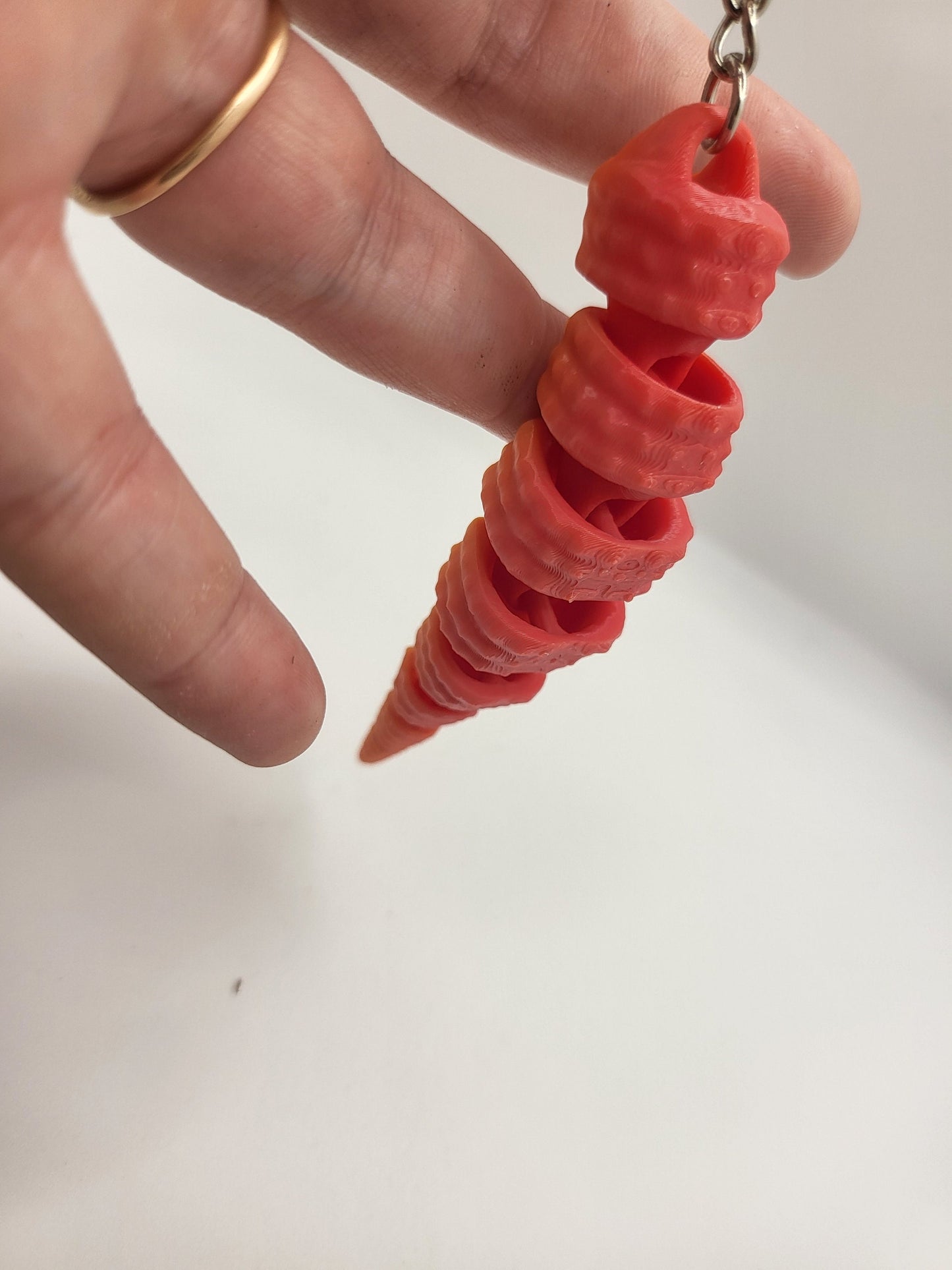 Leopard Gecko Tail Keychain 3D Print