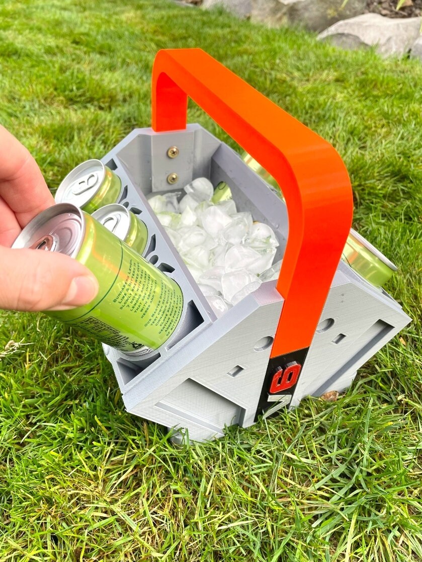 V4 or V6 Engine Cooler for Standard or Mini Cans (3D Print)