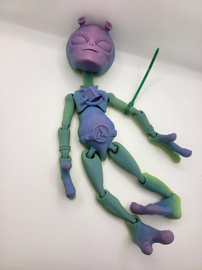 Flexible Alien Articulated 3D Print