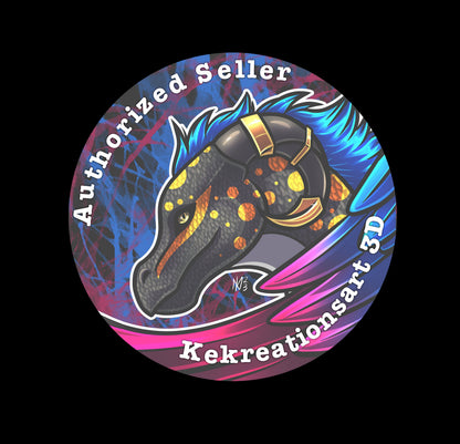 Kekreationsart 3D authorized seller badge