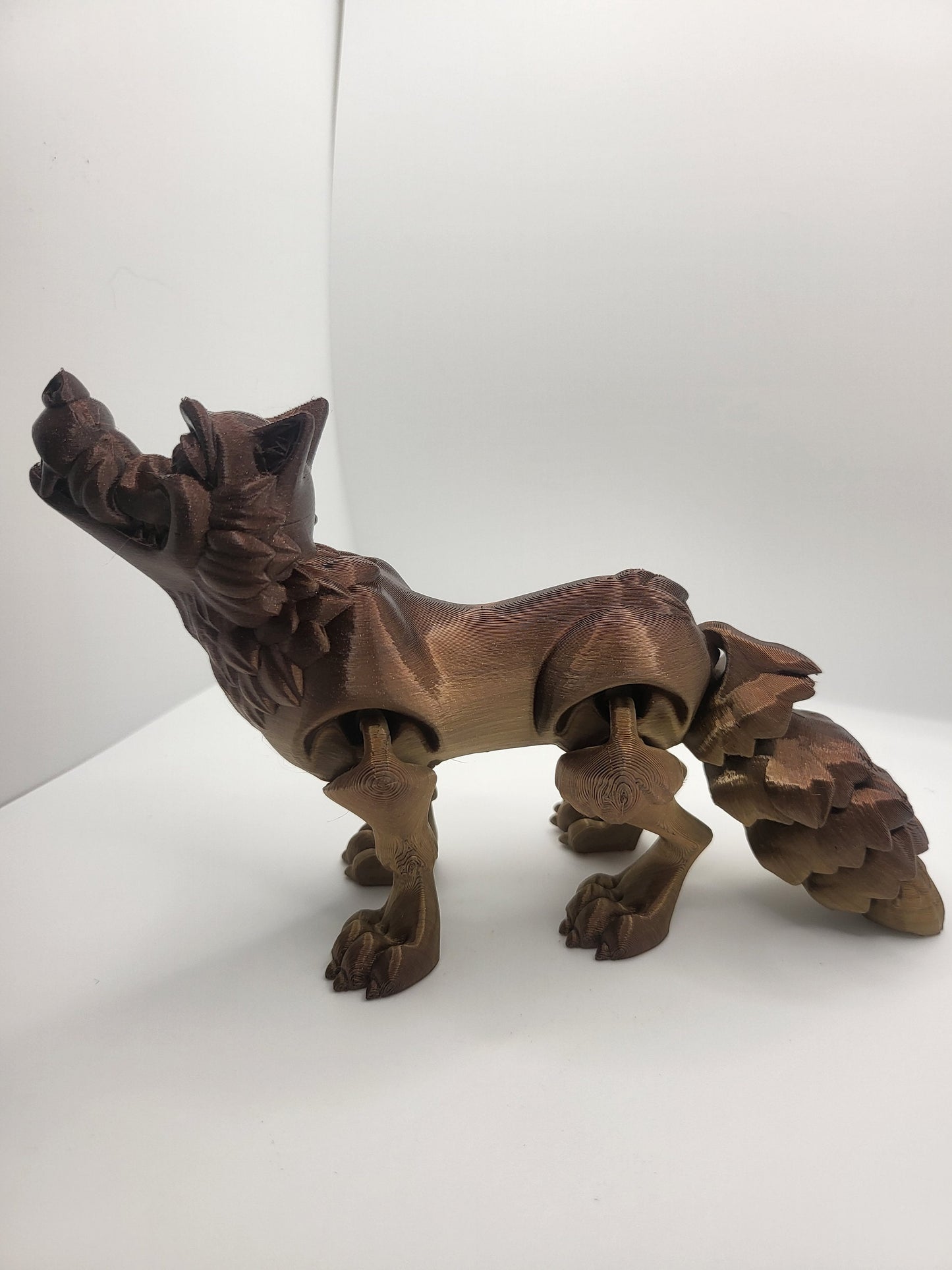 Wolf - Articulated - 3D Print