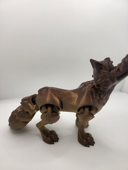 Wolf - Articulated - 3D Print