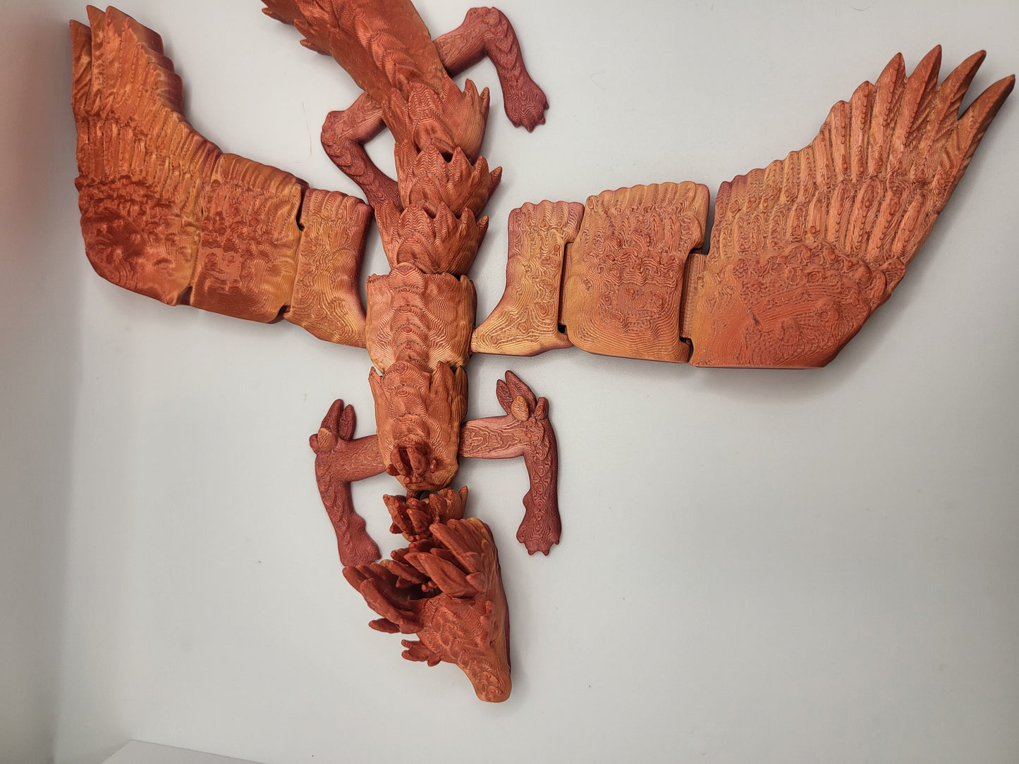 Feathered Dragon Articulated 3D Print