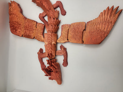 Feathered Dragon Articulated 3D Print