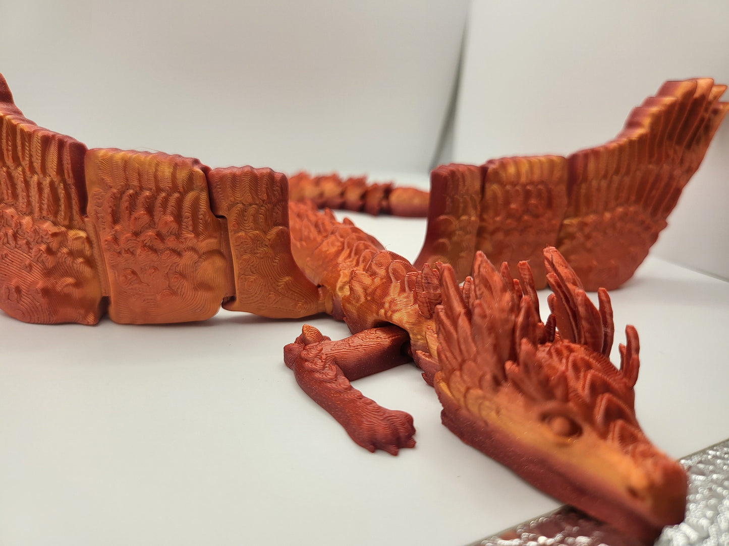 Feathered Dragon Articulated 3D Print