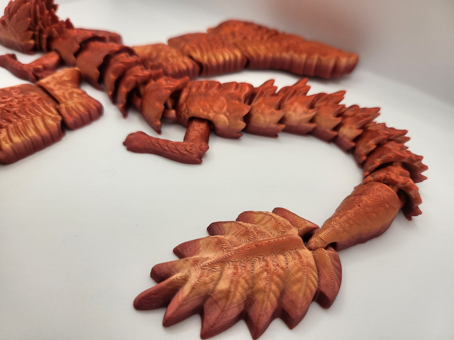 Feathered Dragon Articulated 3D Print