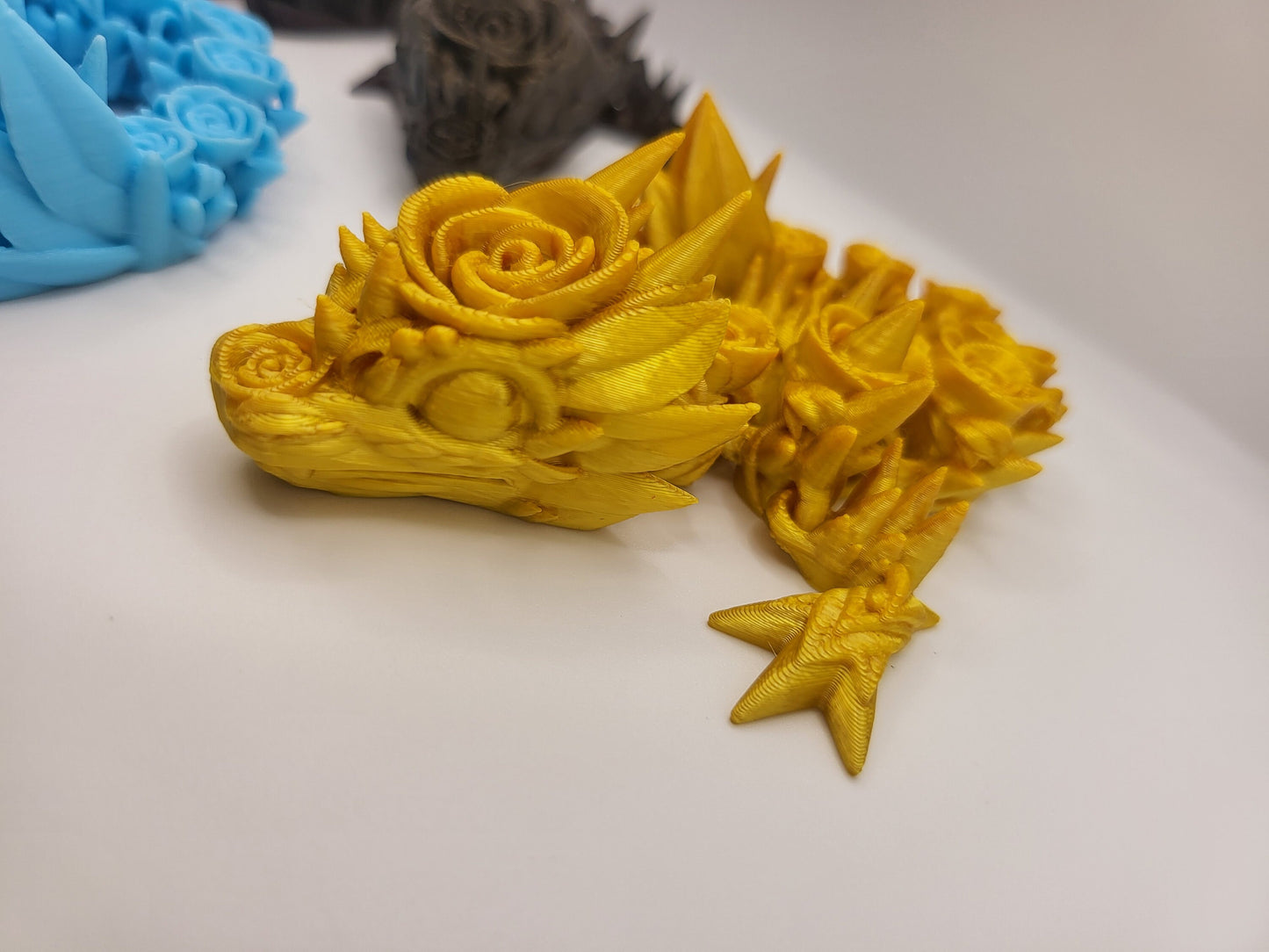 Rose Dragon Tadlings (Keychain Optional) 3D Print