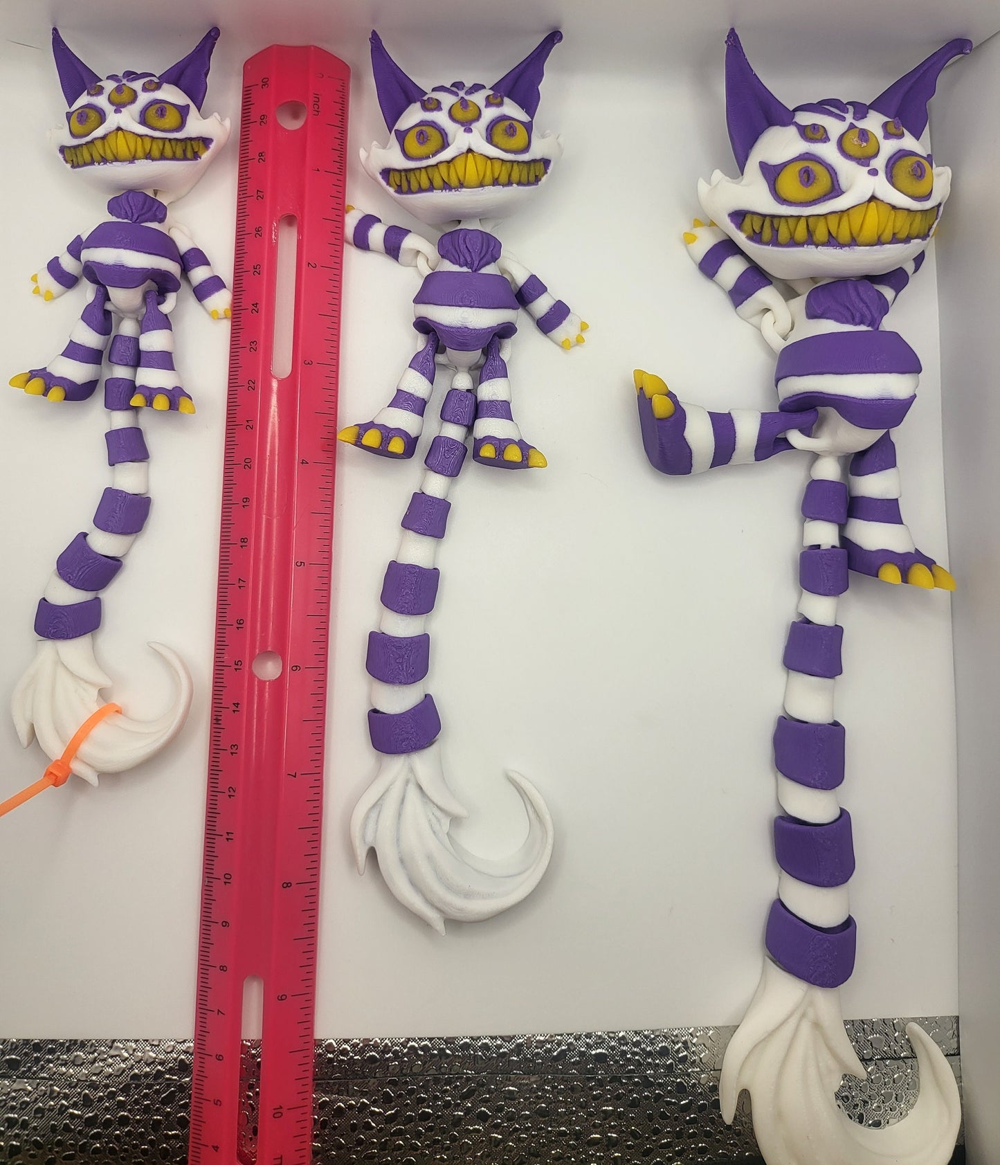 Three Eyed Scary Cat 3D Print