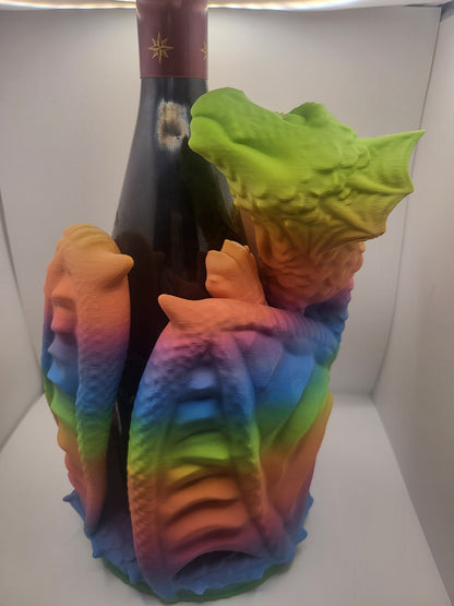 Dragon Wine Bottle Display (3D Print)