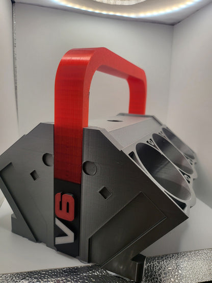 V4 or V6 Engine Cooler for Standard or Mini Cans (3D Print)