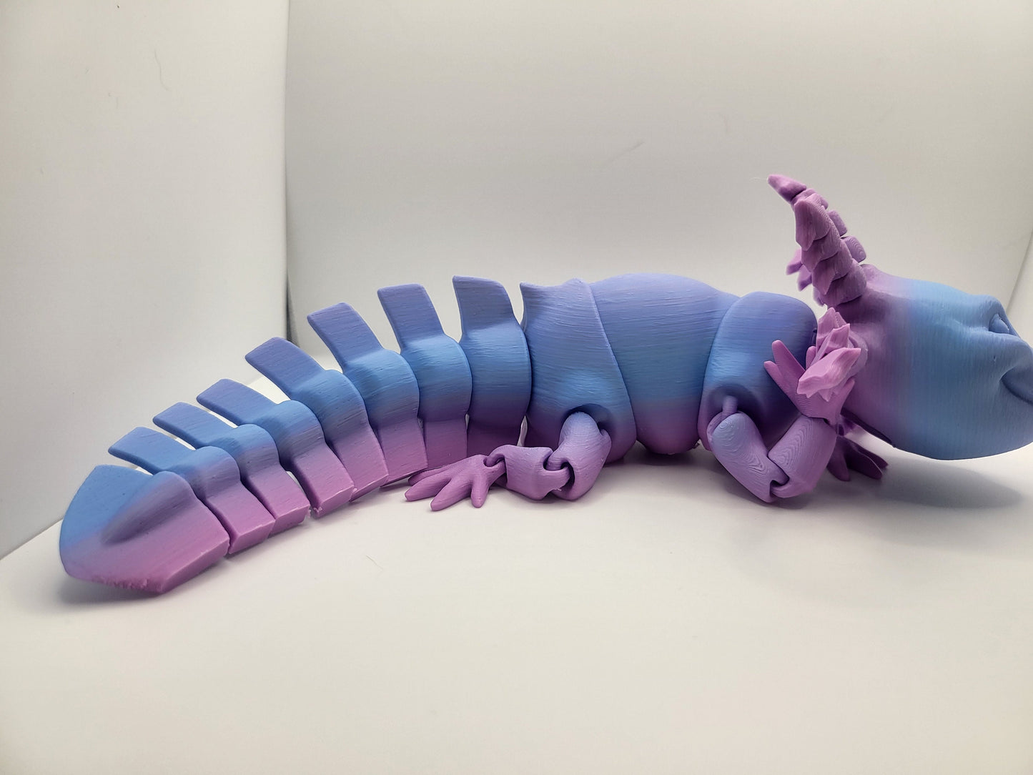 Smiley Axolotl Articulated 3D Print w/ Articulated Gills