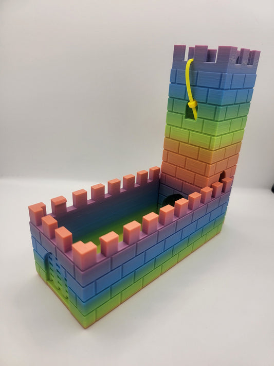 Pocket (Foldable) Dice Tower 3D Print