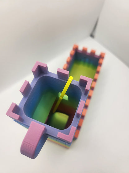 Pocket (Foldable) Dice Tower 3D Print