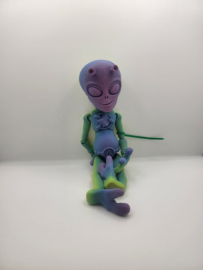 Flexible Alien Articulated 3D Print