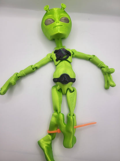 Flexible Alien Articulated 3D Print