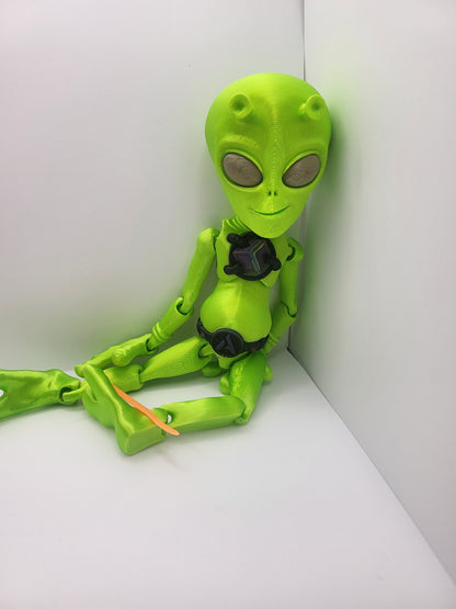 Flexible Alien Articulated 3D Print