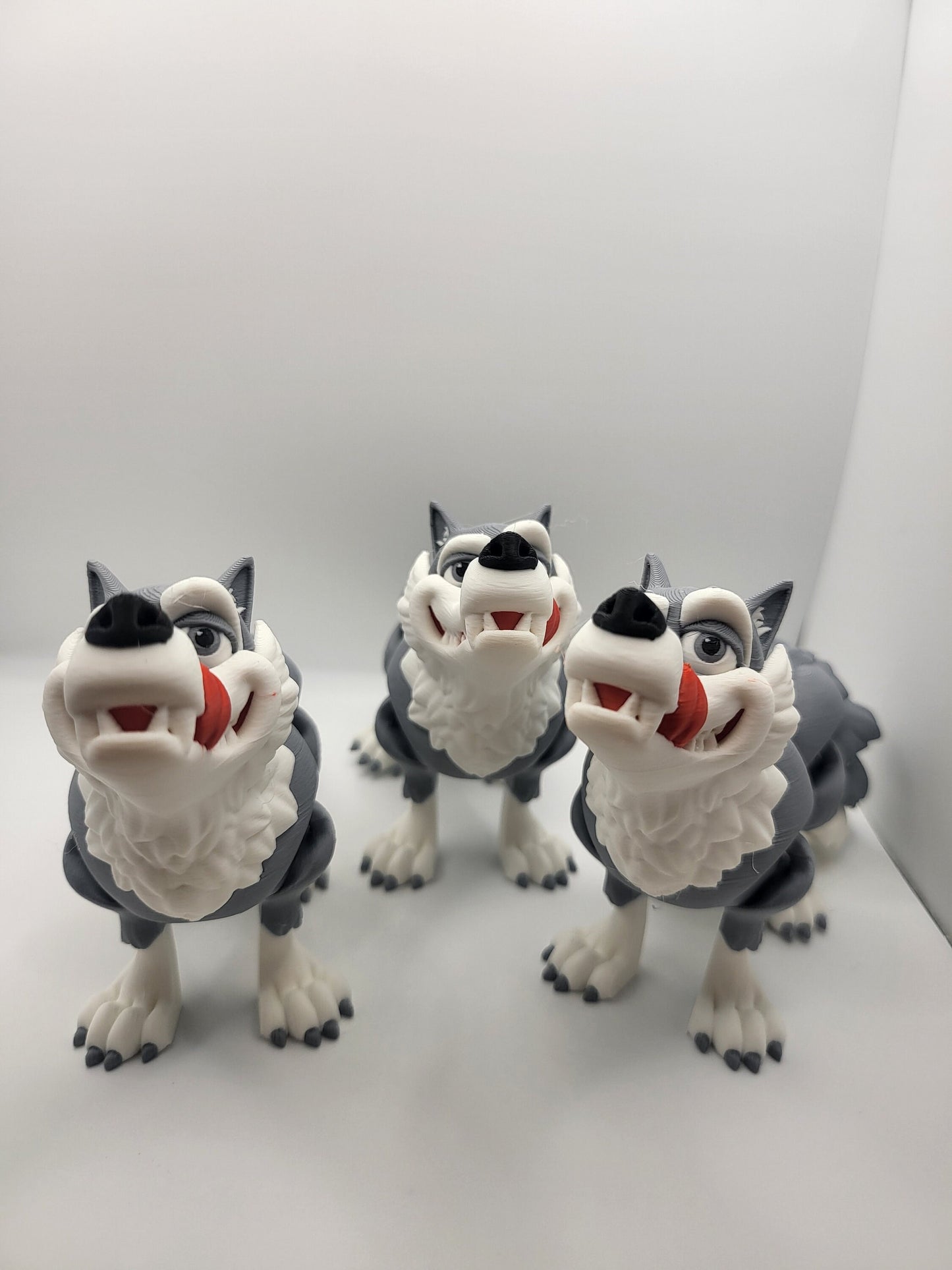 Wolf - Articulated - 3D Print