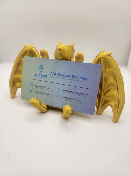 Dragon Business Card or Photo Holder | 3D Print